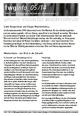 Vision Wackernheim – Mai 2014
